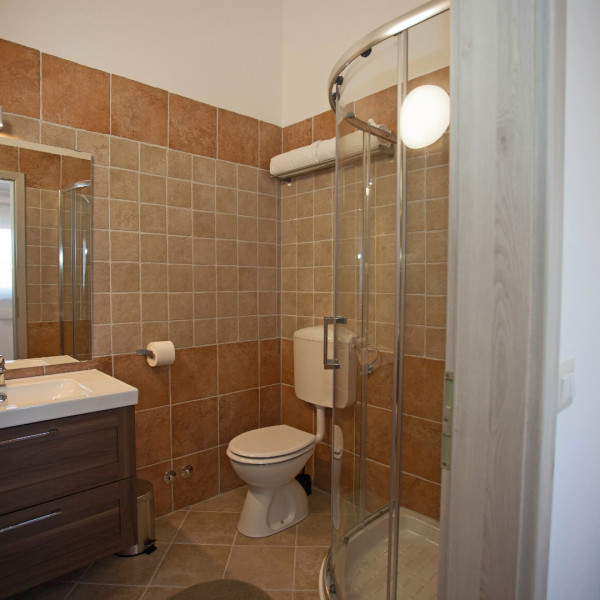 Bagno / wc, Residence Mama, Residence Mama appartamenti nei pressi di Rovigno, Istria, Croazia Rovinjsko Selo